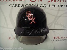 Alex Rios Chicago White Sox Signed Mini Helmet LOM COA (HM23)