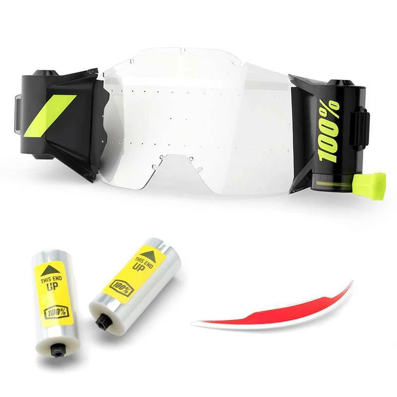 100% Adult Forecast Film System Complete New Generation with Clear Goggle Lens