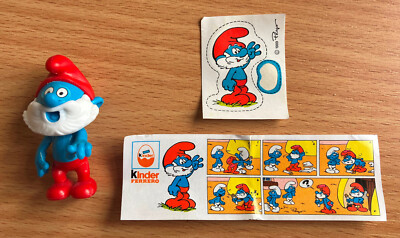 Kinder Überraschungsfigur - Papa Schlumpf - Die Schlümpfe 1989