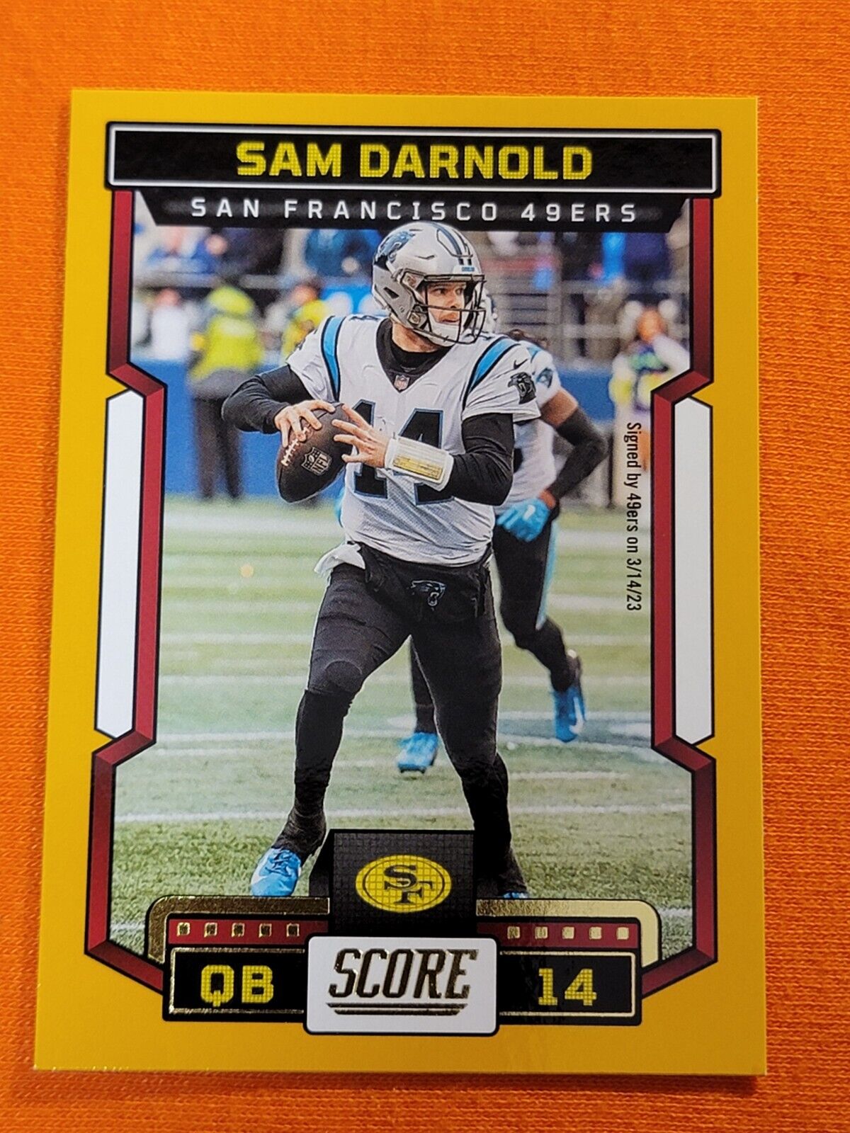 🟡🟡 2023 Score Football Cards 🟡 GOLD PARALLELS 🟡 Complete Your Set #1-399🟡🟡 - Picture 34 of 222