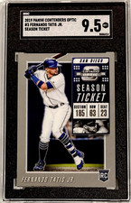 2019 Panini Contenders Optic #3 Fernando Tatis Jr. Season Ticket SGC 9.5 RC