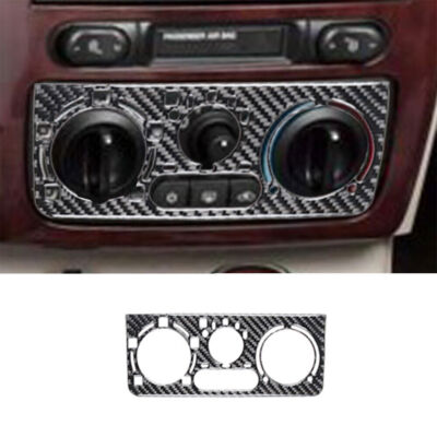 Carbon Fiber Interior Climate Control Cover Trim For Chevrolet Cobalt 2005-10