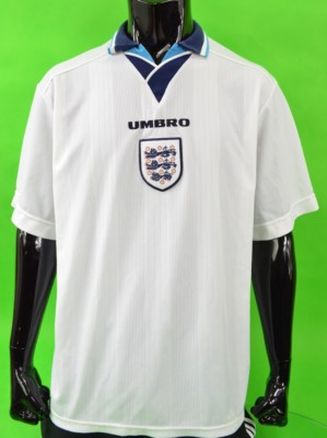 1995-97 UMBRO England Home Shirt EURO 1996 Gareth Southgate #6