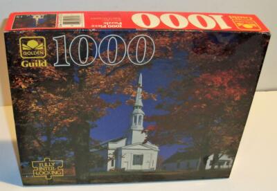 Neu Versiegelt Golden Guild Lunenberg, VT 1000-Teile Puzzle 4710-54