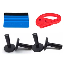 Car Wrap Gripper Magnet & Squeegee Sign making Graphic Vinyl Magnetic Holder 6pc