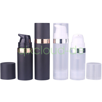 Mini 5ml 10ml 15ml Leer Reise Luftlos Lotion Flaschen Pumpspender Kosmetische