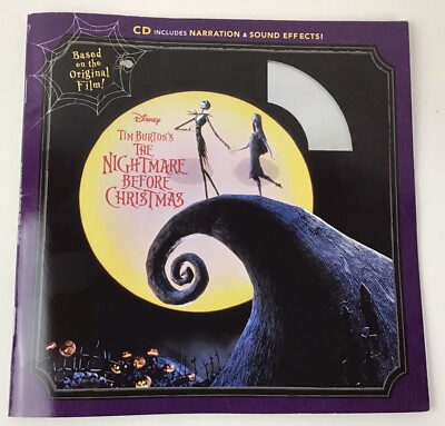 Tim Burton's the Nightmare Before Christmas Read-Along Story Book & CD by Disney