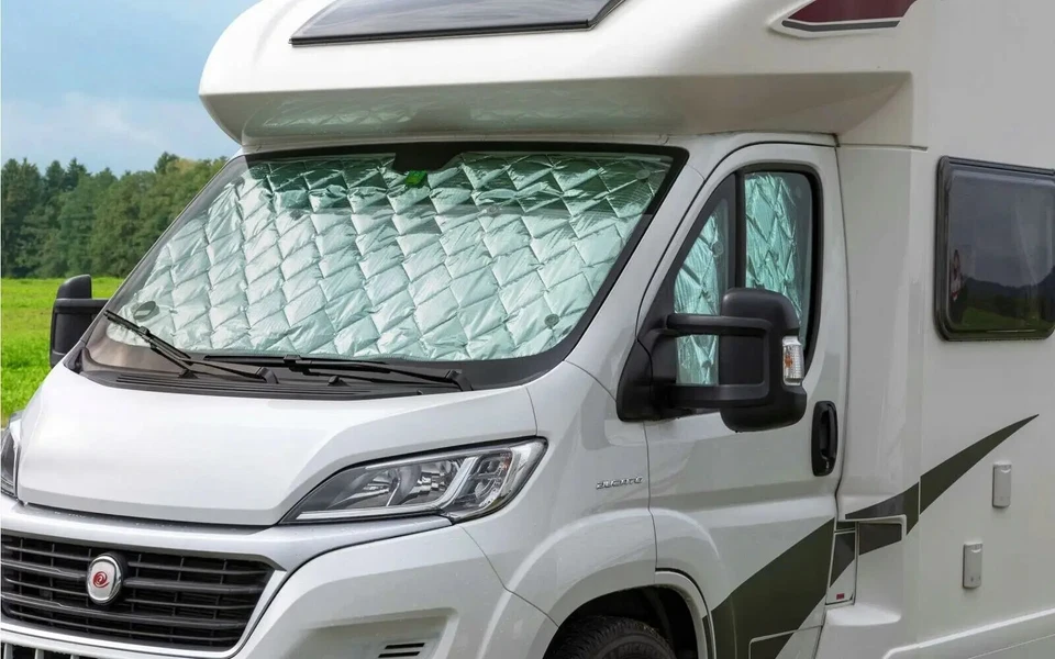 Car Internal Thermal Blinds Windshield Sunshade For Fiat Ducato Peugeot Boxer Foto 2 de 4