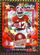 JAYLEN WADDLE  -  2021 PANINI PRIZM DRAFT PICKS PRIZMS RED ICE #169 