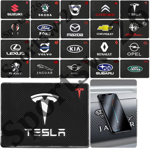 Car Non Slip Dashboard Dash Mat Anti Slide Phone Keys Mats - Afbeelding 1 van 23