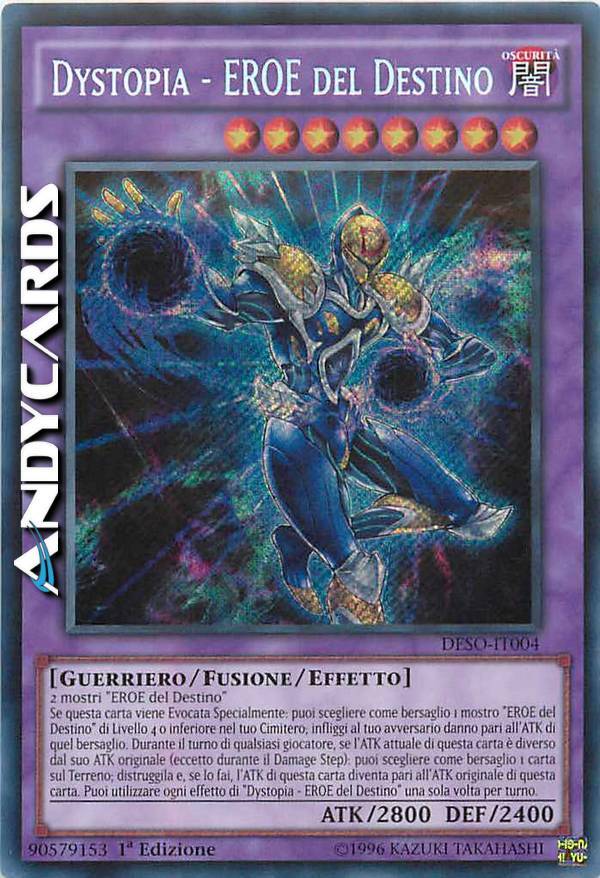 DYSTOPIA EROE DEL DESTINO (Destiny Hero Dystopia) Segreta