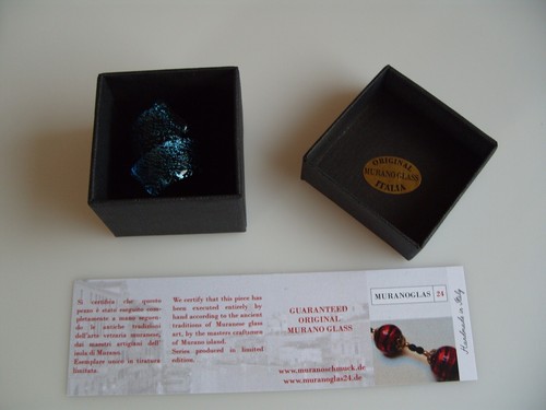 Murano glass Ring original Jewelry UNIQUE Handmade colorful art Ø 20,5 - Picture 7 of 8
