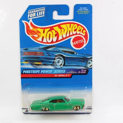Hot Wheels 1999 - BLUE CARD COLLECTOR - '65 CHEVY IMPALA - PINSTRIPE POWER