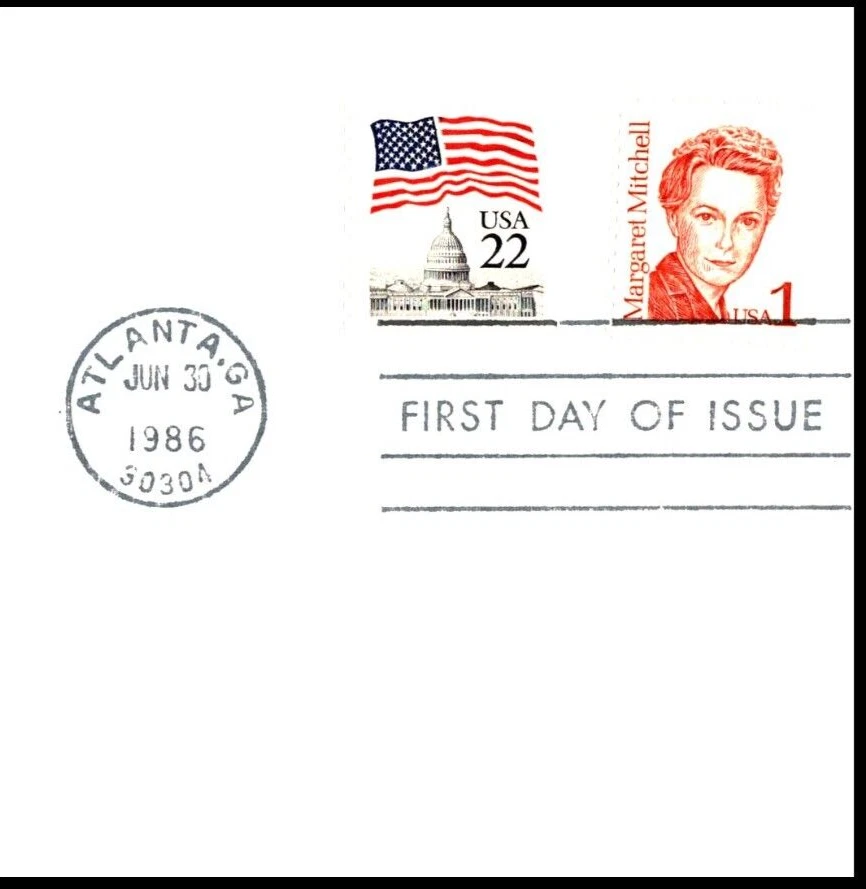 2168 Margaret Mitchell FDC, Fleetwood Cachet, Gone with the Wind, EC, NA - Image 3 of 4