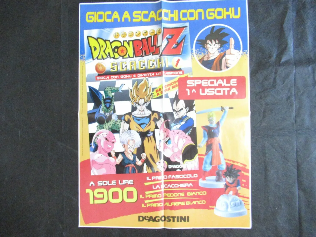 LOCANDINA # 1 DRAGON BALL SCACCHI POSTER MANIFESTO DRAGONBALL GADGET GOKU  2000