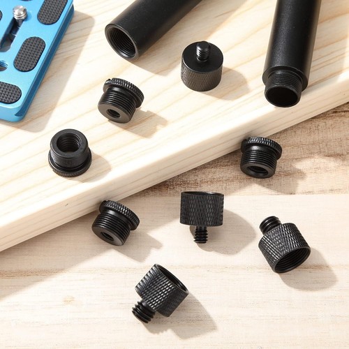 16Pcs Mic Stand Thread Adapter Set,5/8 Female to 3/8 Male and 3/8 Female to 5/8 - Picture 8 of 9