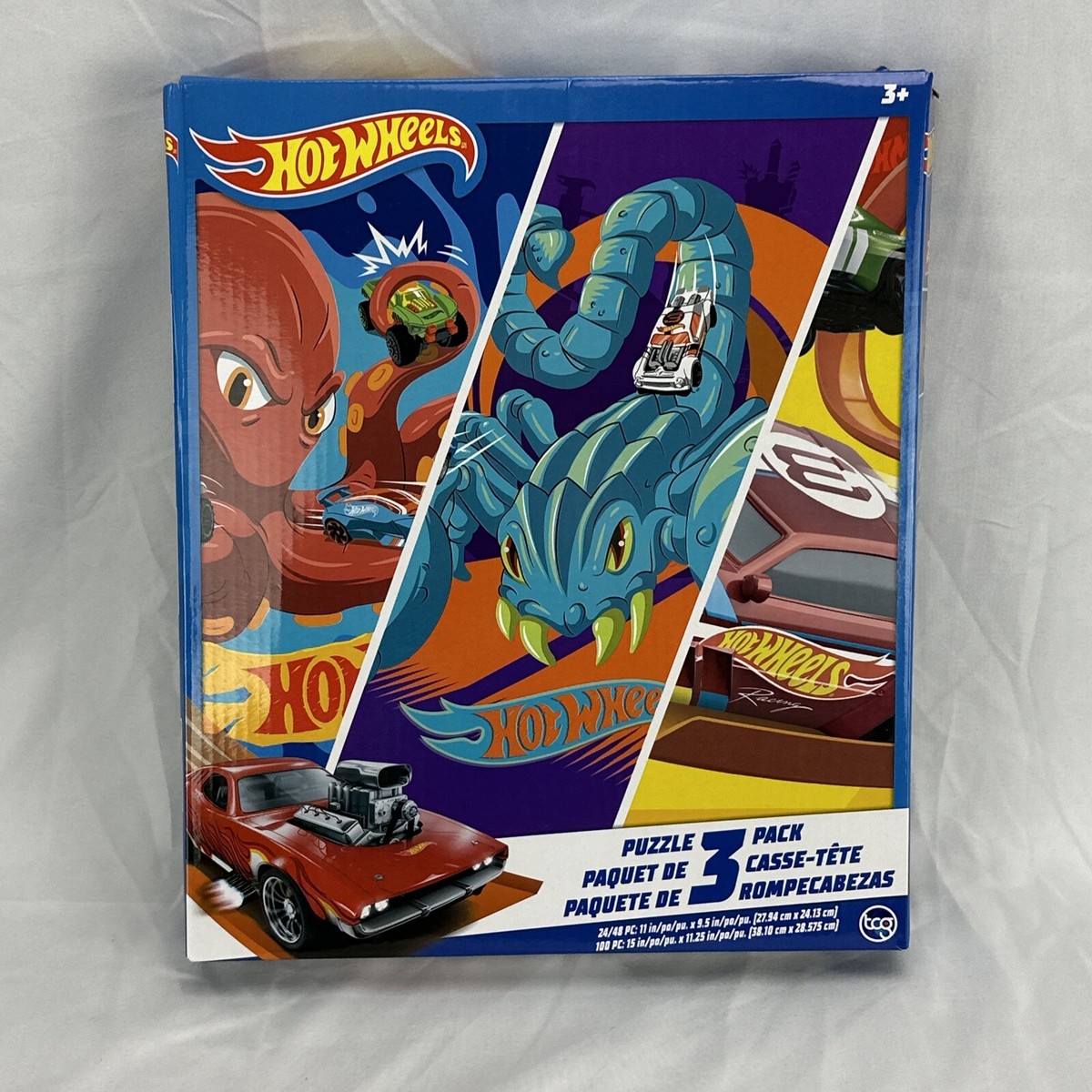 24/(set 30 Hotwhees 8500¥) Hot Wheels 3 Pack Puzzle Educational Jigsaw Kids 24 48 and