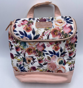 Itzy Ritzy Floral Print Insulated Bottle Bag–Keeps Bottles Warm or Cool, Holds 3