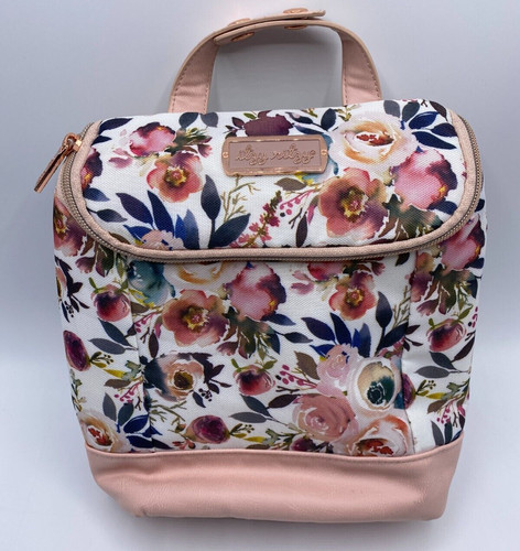 Itzy Ritzy Floral Print Insulated Bottle Bag–Keeps Bottles Warm or Cool, Holds 3