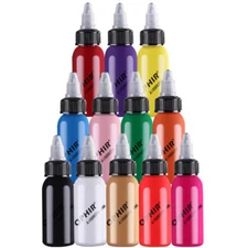 OPHIR Acrylic Paint Airbrush Nail Ink Nail Art Paint for Hobby Model Airbrushing