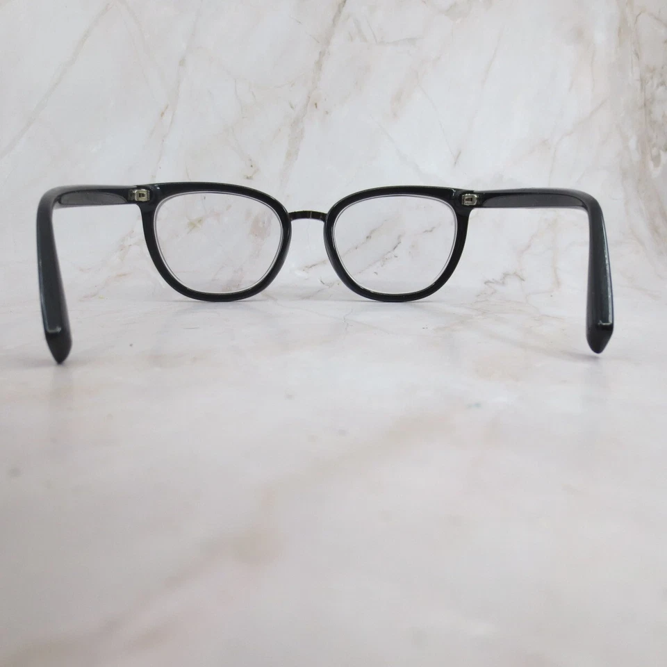 Marco de gafas Emporio Armani EA3155-5017 para mujer de metal negro ojo de gato 52-19-140 Foto 4 de 4