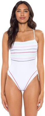 Soluna Swim Women's 236226 Total Eclipse One-Piece Swimsuit Size S