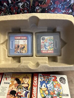 SEGA GAME GEAR Handheld Console Blue Ninku Edition W Sonic SEGA GAME GEAR Handheld Console Blue Ninku Edition W Sonic