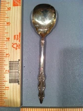 Vintage International Deep Silver Empress Sugar Spoon