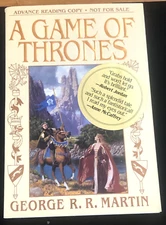 A GAME OF THRONES, ADVANCED READING COPY ARC~SIGNED BY GEORGE R.R. MARTIN