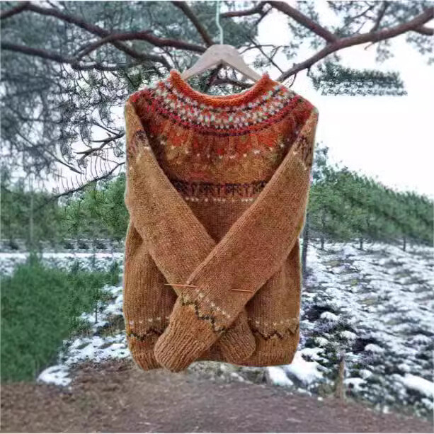 New Winter Womens Pullover Lowell Patterned Fair Isle Jumper Sweater eBay