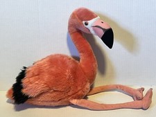 FAO Schwarz Pink Flamingo Plush 16  Stuffed Animal