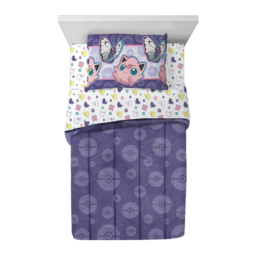 Pokemon Friendly Battle Twin Size Bed in a Bag Set Cozy 4-Piece Bedding Set New - Picture 5 of 8
