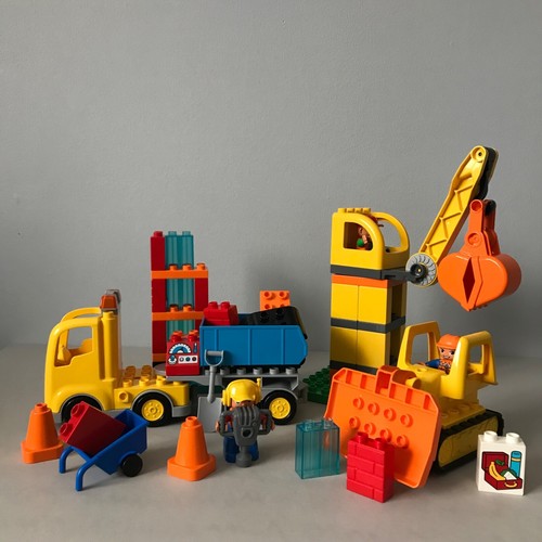 Lego Duplo 10813 Big Construction Site 100 Complete Set Truck Crane