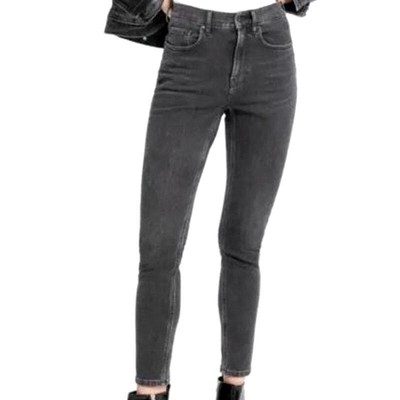 NEW EVERLANE Gray High Rise Slim Straight Jeans 27  / Denim Casual Capsule