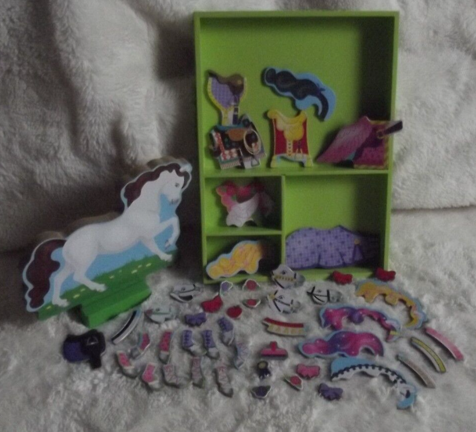 Show Horse Wood Magnetic Dress-Up Play Set from Melissa and Doug