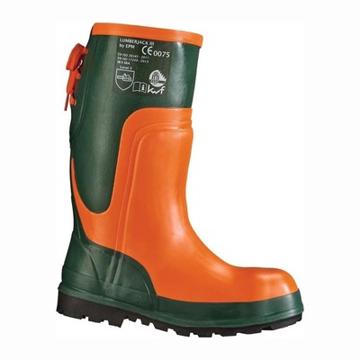 FELDTMANN Forstsicherheitsstiefel Ulme Größe 45 oliv / orange - 35510-45