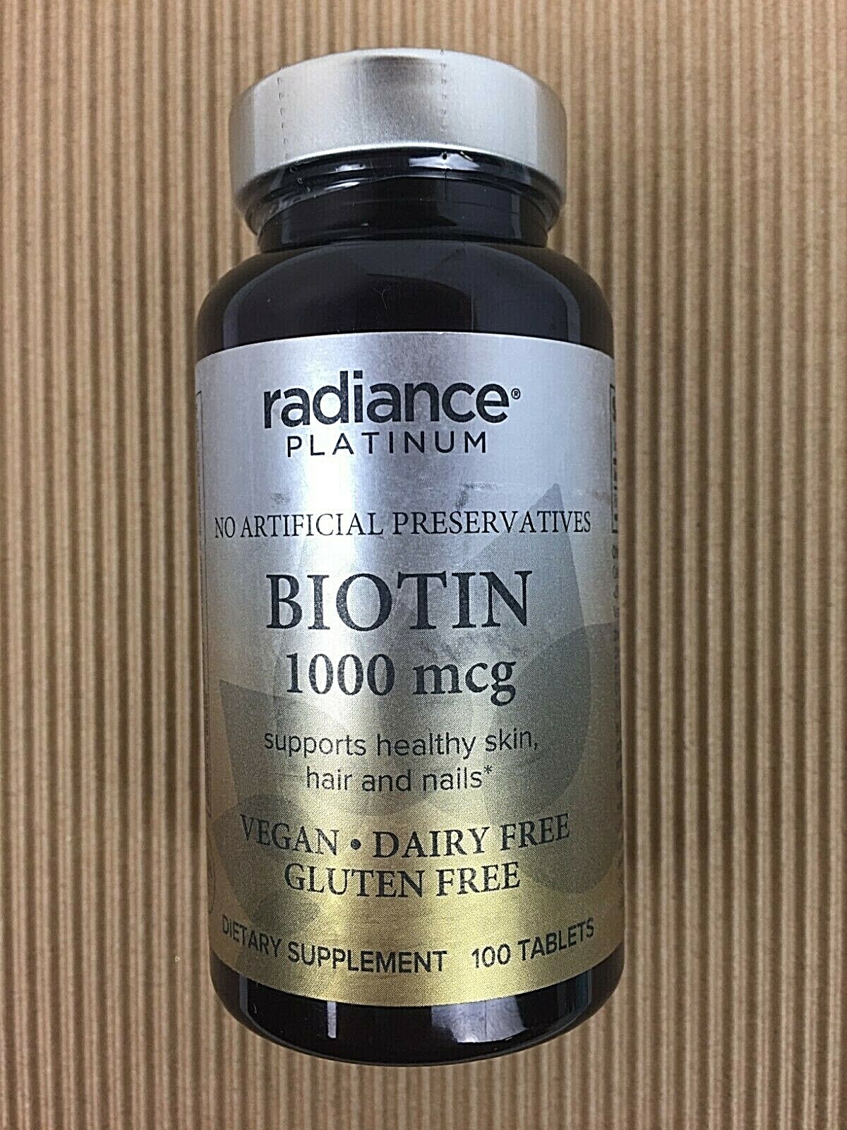 Radiance Platinum Biotin 1000mcg Vegan Gluten 100 Tablets For Sale Online Ebay