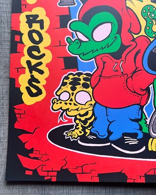 KING GIZZARD & THE LIZARD WIZARD Red Rocks 2023 Concert Poster