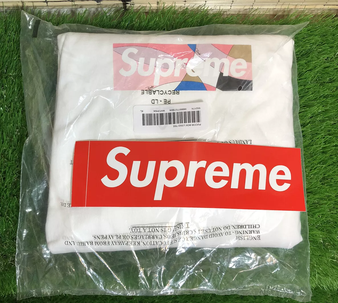 Supreme X Emilio Pucci Box-Logo T-Shirt - White for Men