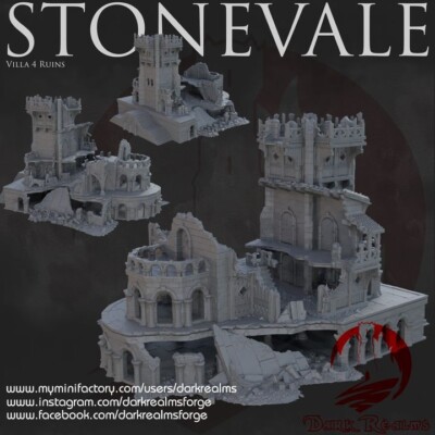 Dark Realms Stone Vale Villa 4A V.1  Mittelerde Fantasy Tabletop DnD