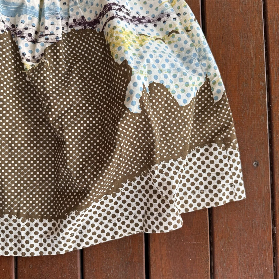 Saia de malha Dove tamanho XS A linha bolinhas casual - Imagem 2 de 4