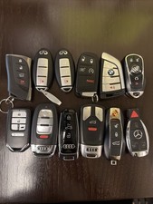 LOT 12 Used OEM Key Fobs, Bmw, Jeep, Infiniti, Audi, Lexus, Porsche, Mercedes