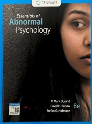 Essentials of Abnormal Psychology (Mindtap Buch Wadsworth Publishing Co Inc