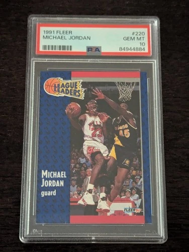 1991-92 Fleer Michael Jordan #220 Bulls PSA 10 GEM MINT