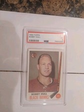 1969-70 Topps #70 Bobby Hull Chicago Black HAWKS PSA 5 EX