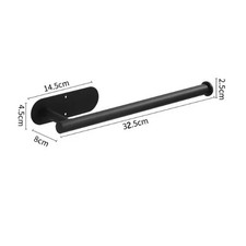 Paper Towel Holder Under Cabinet Wall Mount Stainless Steel Rack Kitchen