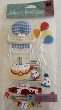 Jolee’s Boutique “1st Birthday” Dimensional Stickers - 7 Pieces