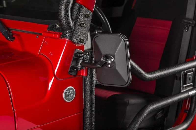 Kit de espejos retrovisores Rugged Ridge 11025.22 Stubby Trail para Jeep Wrangler TJ/LJ 1997-2018 Foto 3 de 4