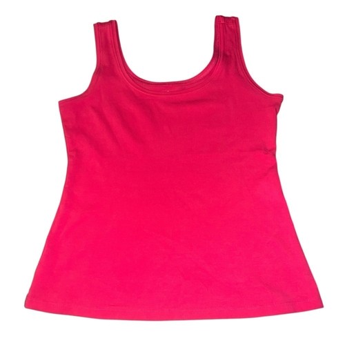 EUC Lilly Pulitzer Knit Scoopneck🩷Hot Pink Tank X-Small Bodycon Wardrobe Staple