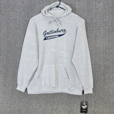 Pacific & Co Gatlinburg Tennessee Hoodie Womens XL Gray TN Sweatshirt